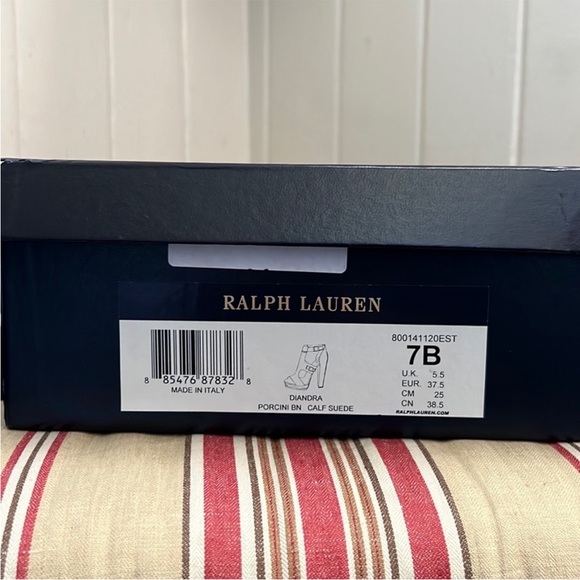 Ralph Lauren Collection Diandra Suede Heels - Picture 15 of 15